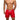 Addicted Basic Swim Long Short Red ADS073