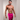Men's Pink Linen Shorts AJV005
